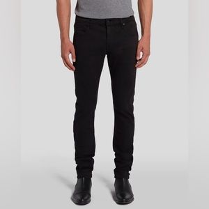 7 For All Mankind Paxtyn Men’s Black Skinny Luxe Sport Fit Denim Jeans size 33